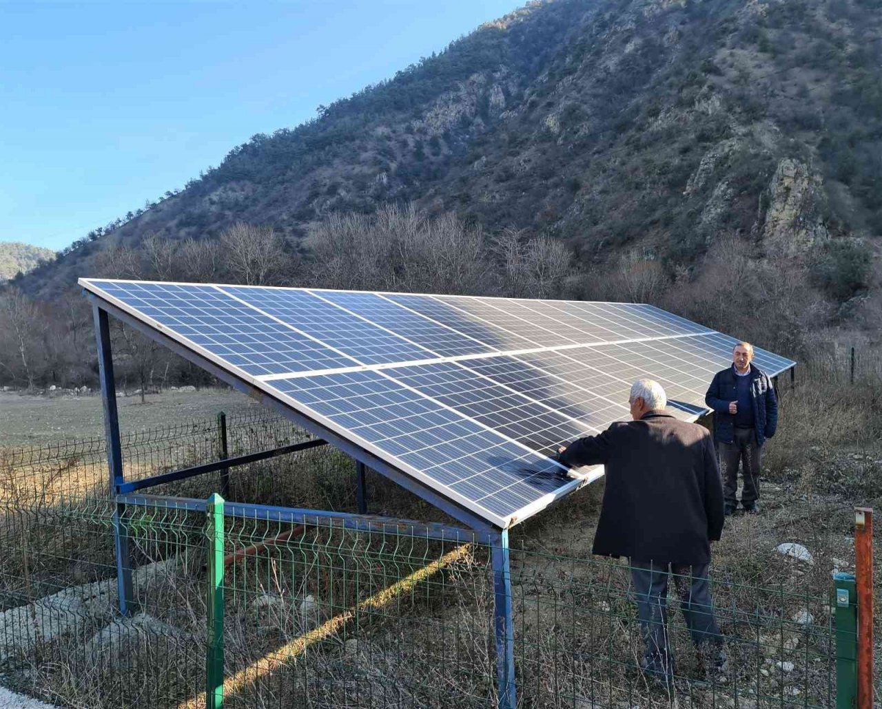 Güneş Enerjili İçme Suyu Tesisi sayesinde günlük 112 ton su ihtiyaçlarını karşılıyorlar
