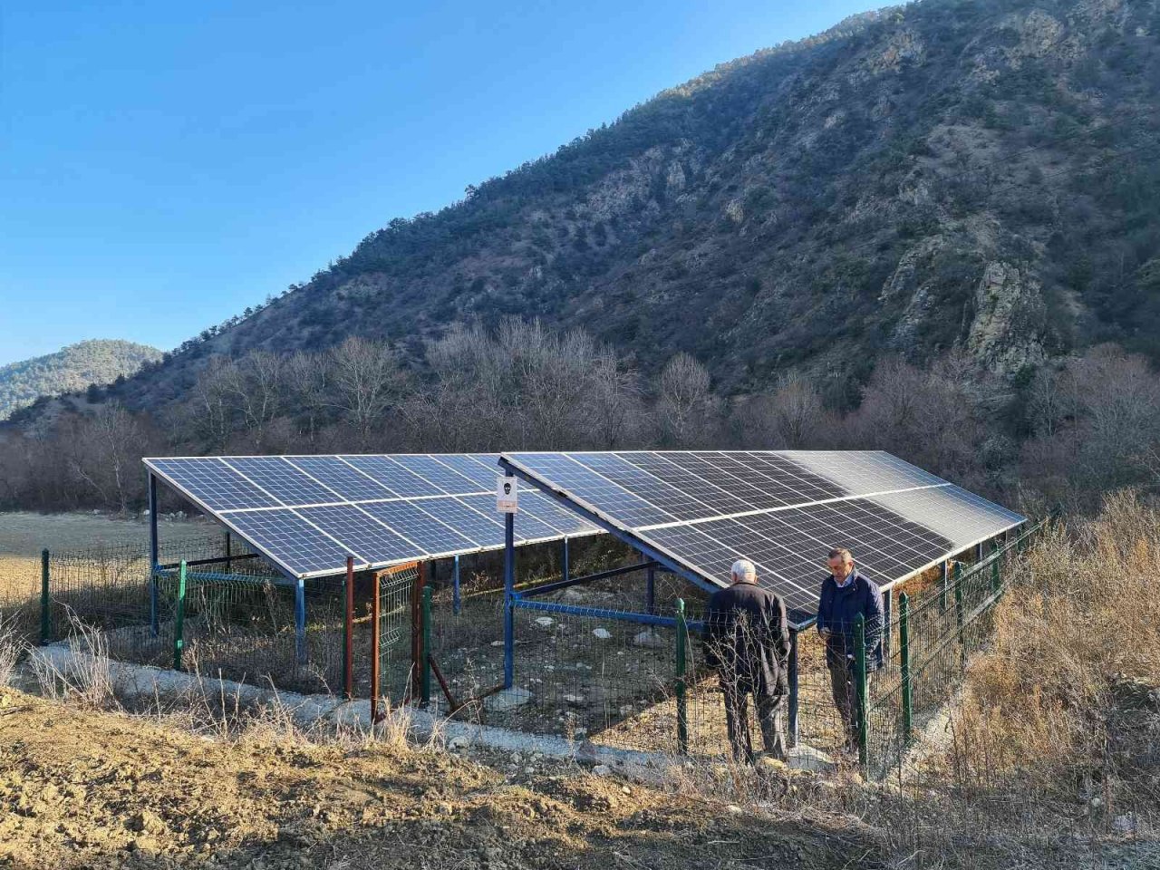 Güneş Enerjili İçme Suyu Tesisi sayesinde günlük 112 ton su ihtiyaçlarını karşılıyorlar