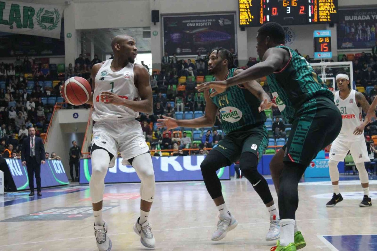 Basketbol Süper Ligi: Konyaspor: 71 - Pınar Karşıyaka: 82