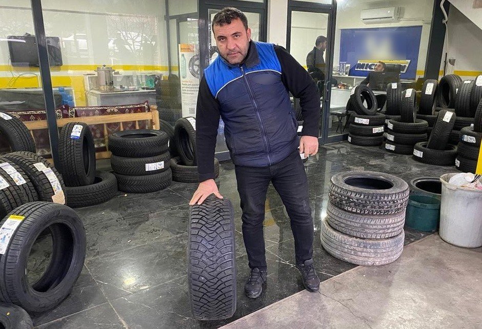Kış lastiklerine Adıyaman’da yoğun ilgi