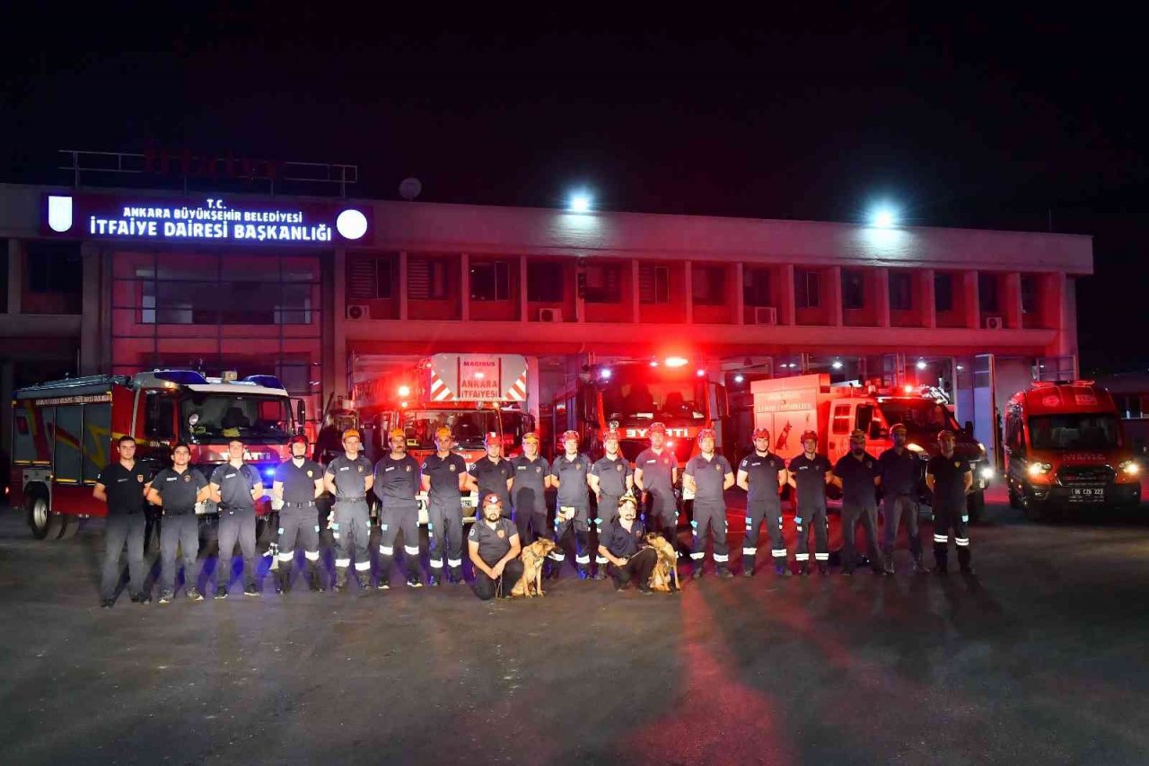 Ankara İtfaiyesi 2022 yılında 27 bin 111 olaya müdahale etti