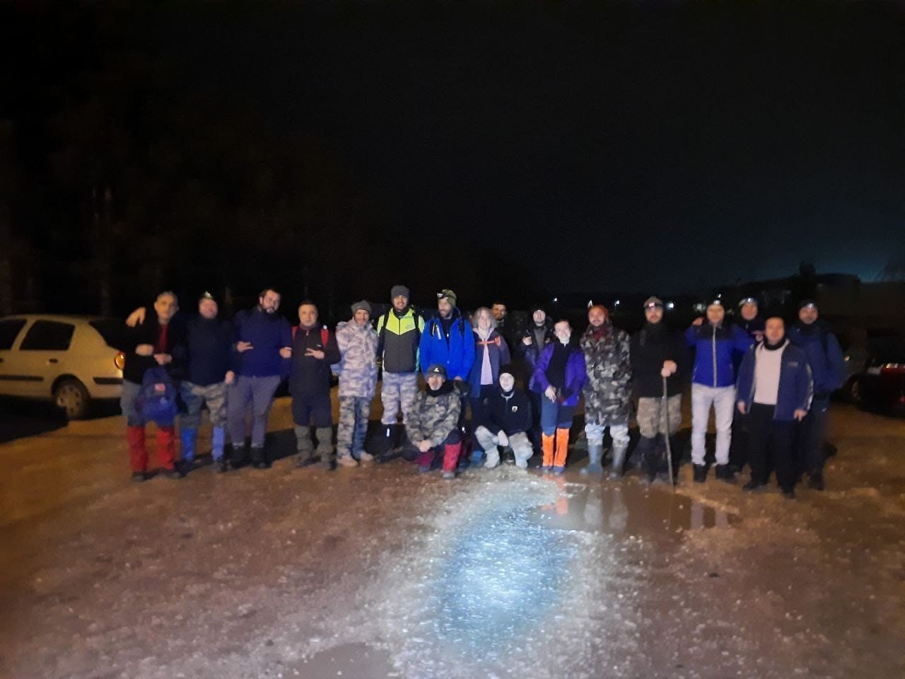 Sıfırın altında doğa yürüyüşü