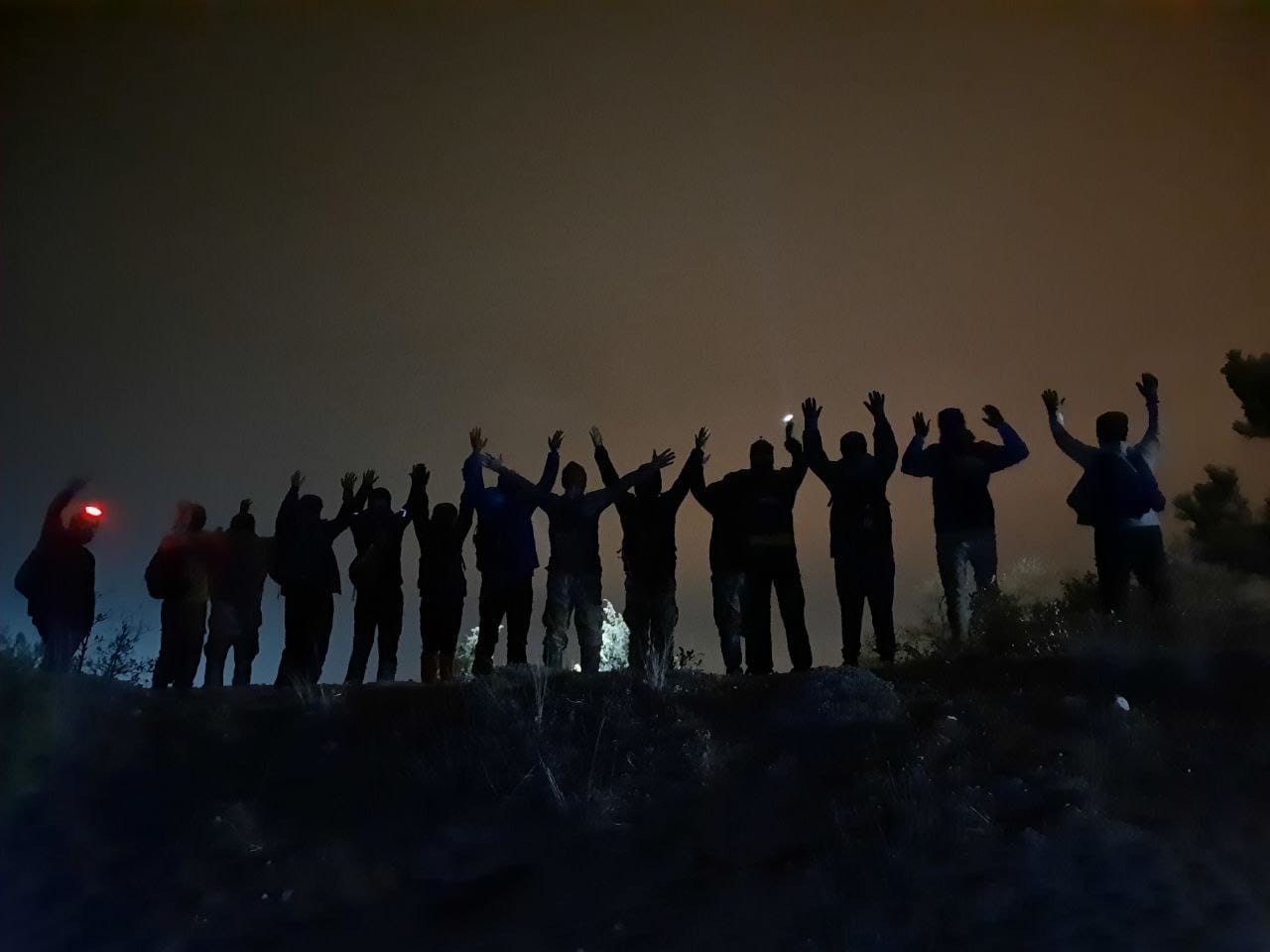 Sıfırın altında doğa yürüyüşü