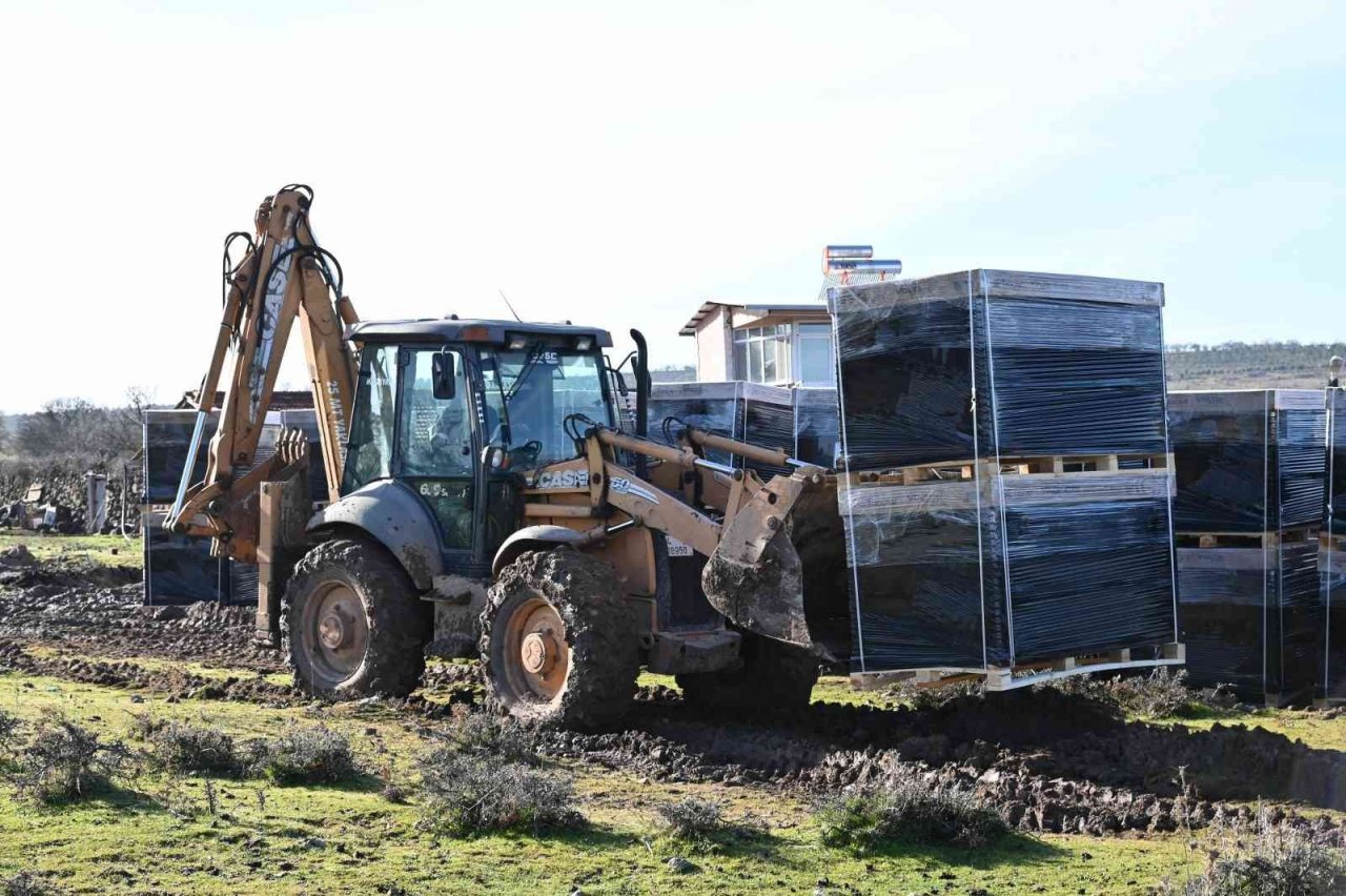 Seyitli’de dev enerji tesisinin malzeme sevkiyatı başladı