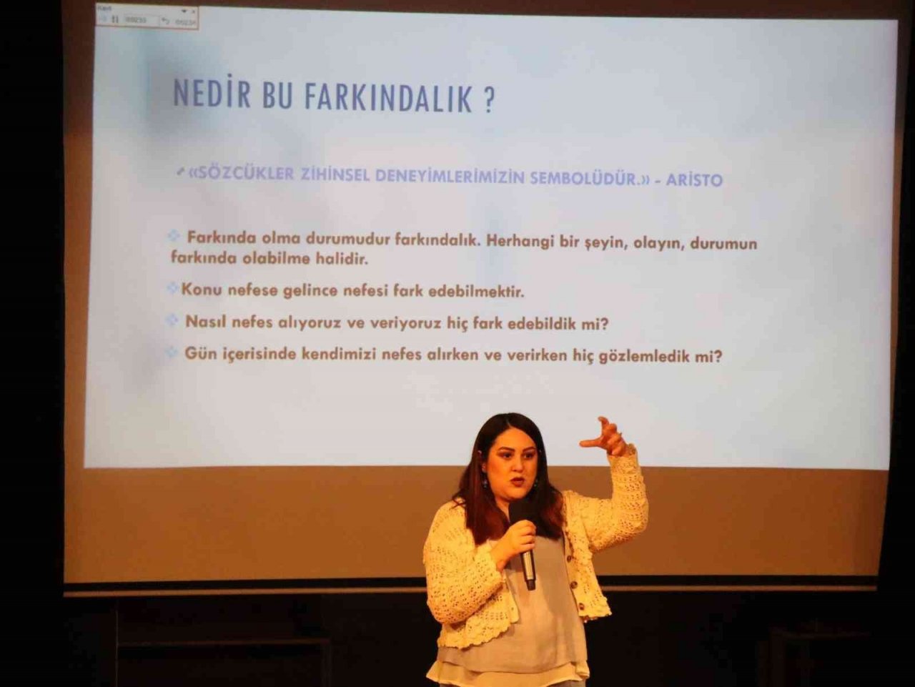 Nazilli bu seminerler rahat nefes aldı