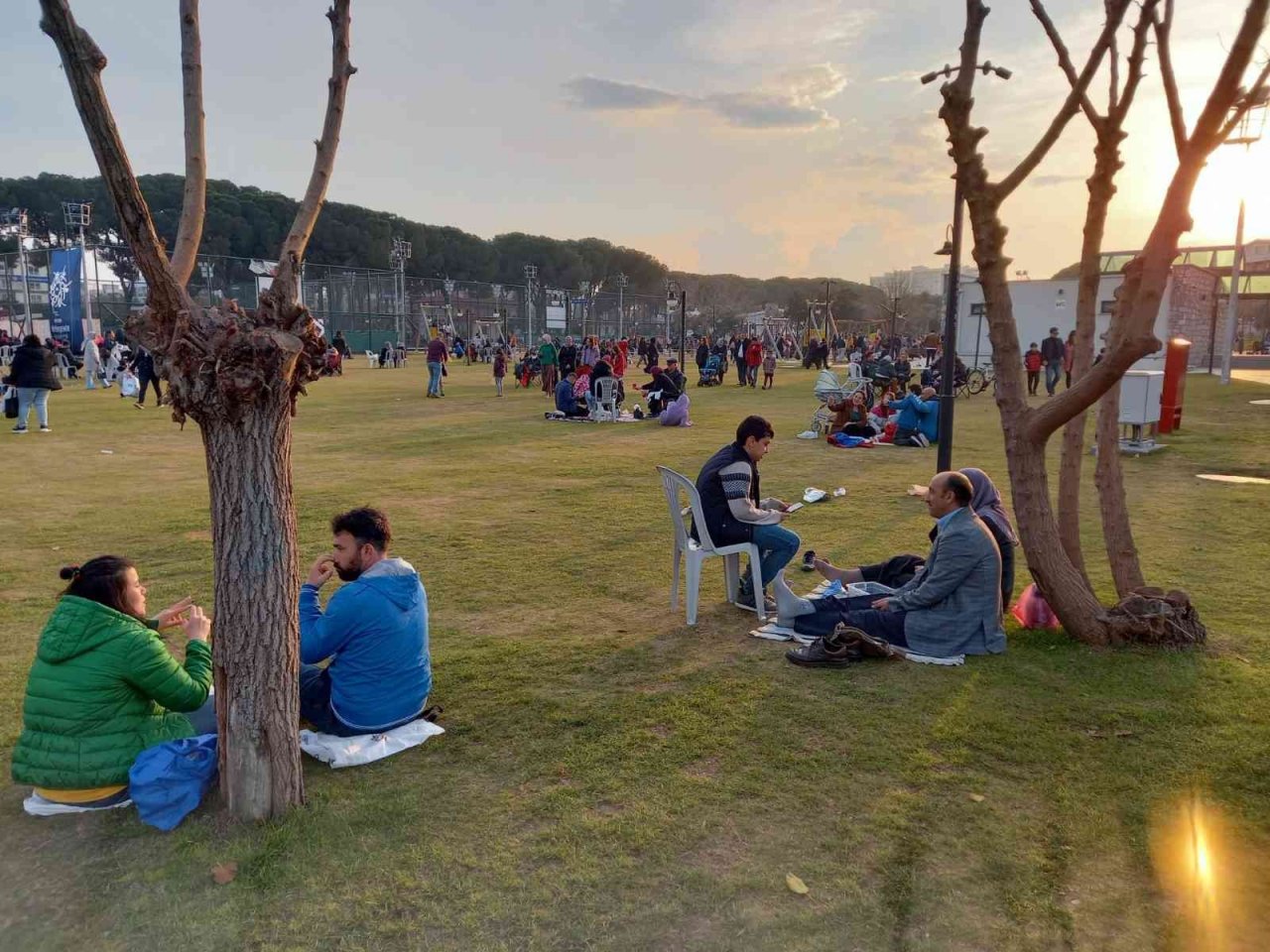 Aydın’da kış ortasında yazdan kalma günler