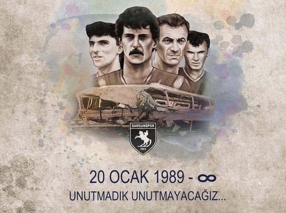 Samsunspor’un 20 Ocak 1989 kazası İstanbul’da anılacak