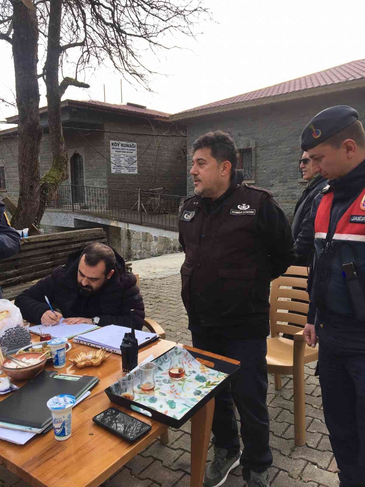 Müzede sergilenen patlamamış bomba paniğe neden oldu