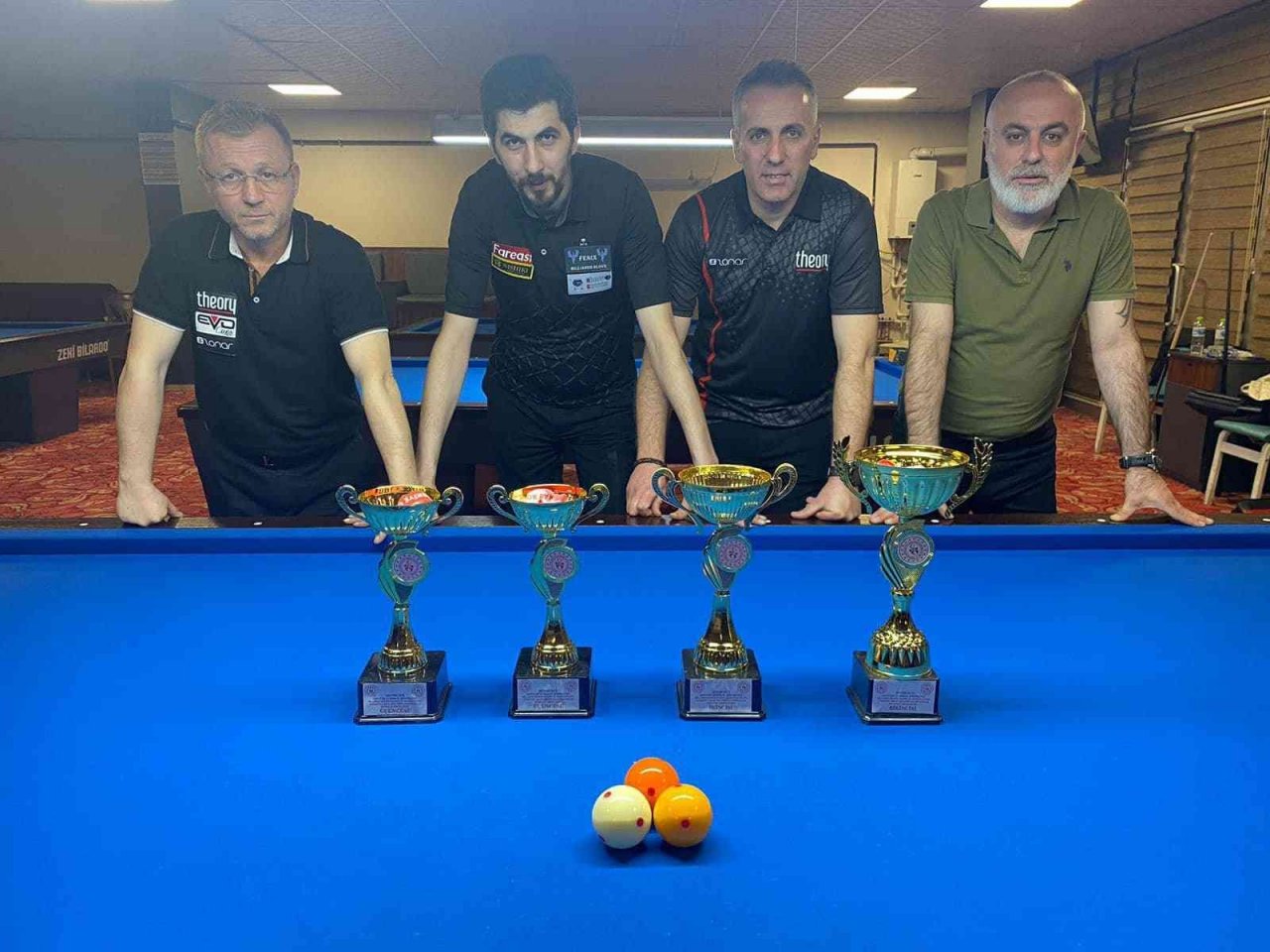 3 bant bilardo şampiyonu belli oldu