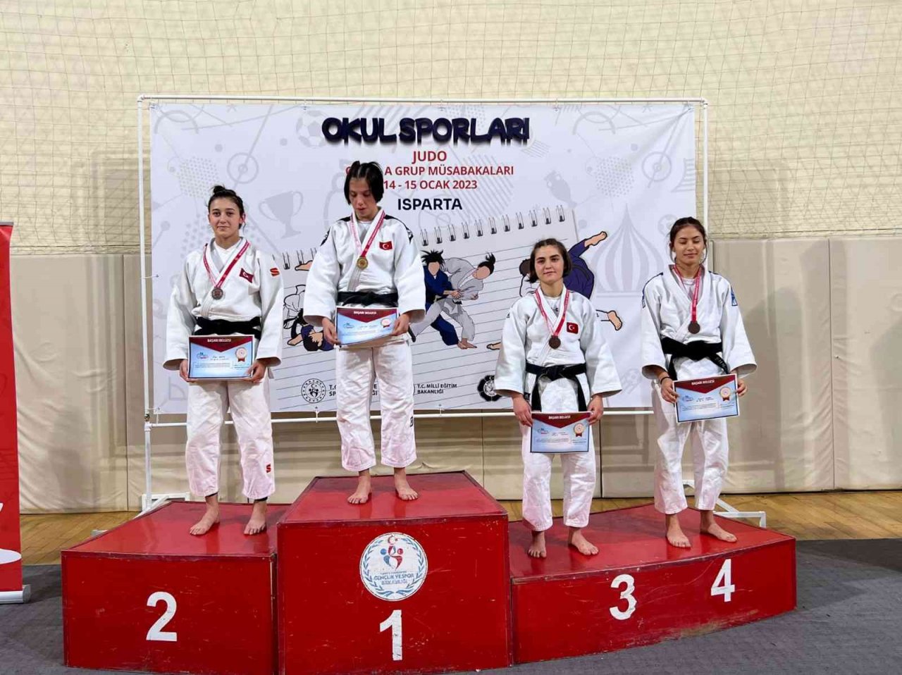 Manisalı Judocular Isparta’dan 15 madalya ile döndüler