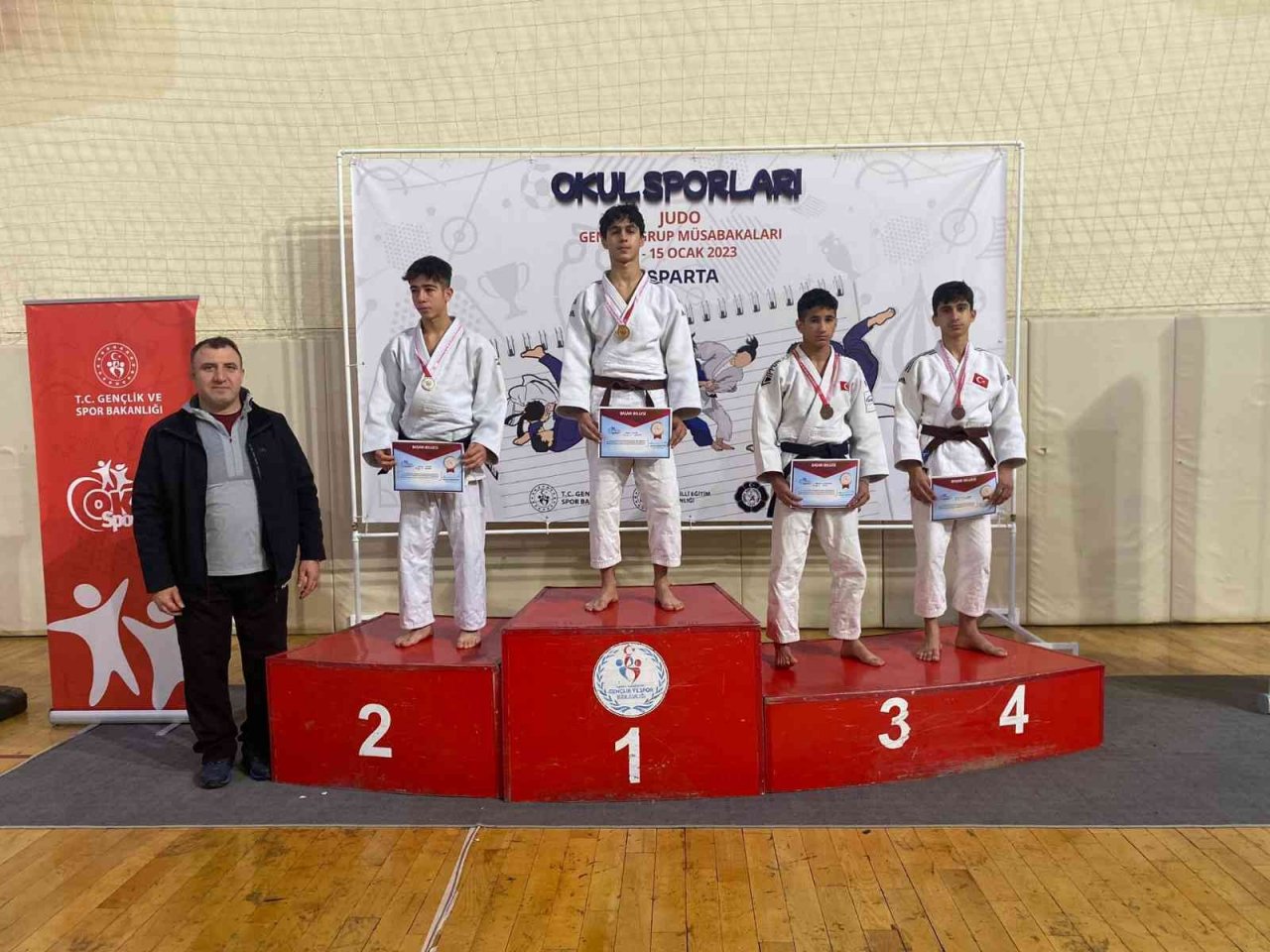 Manisalı Judocular Isparta’dan 15 madalya ile döndüler