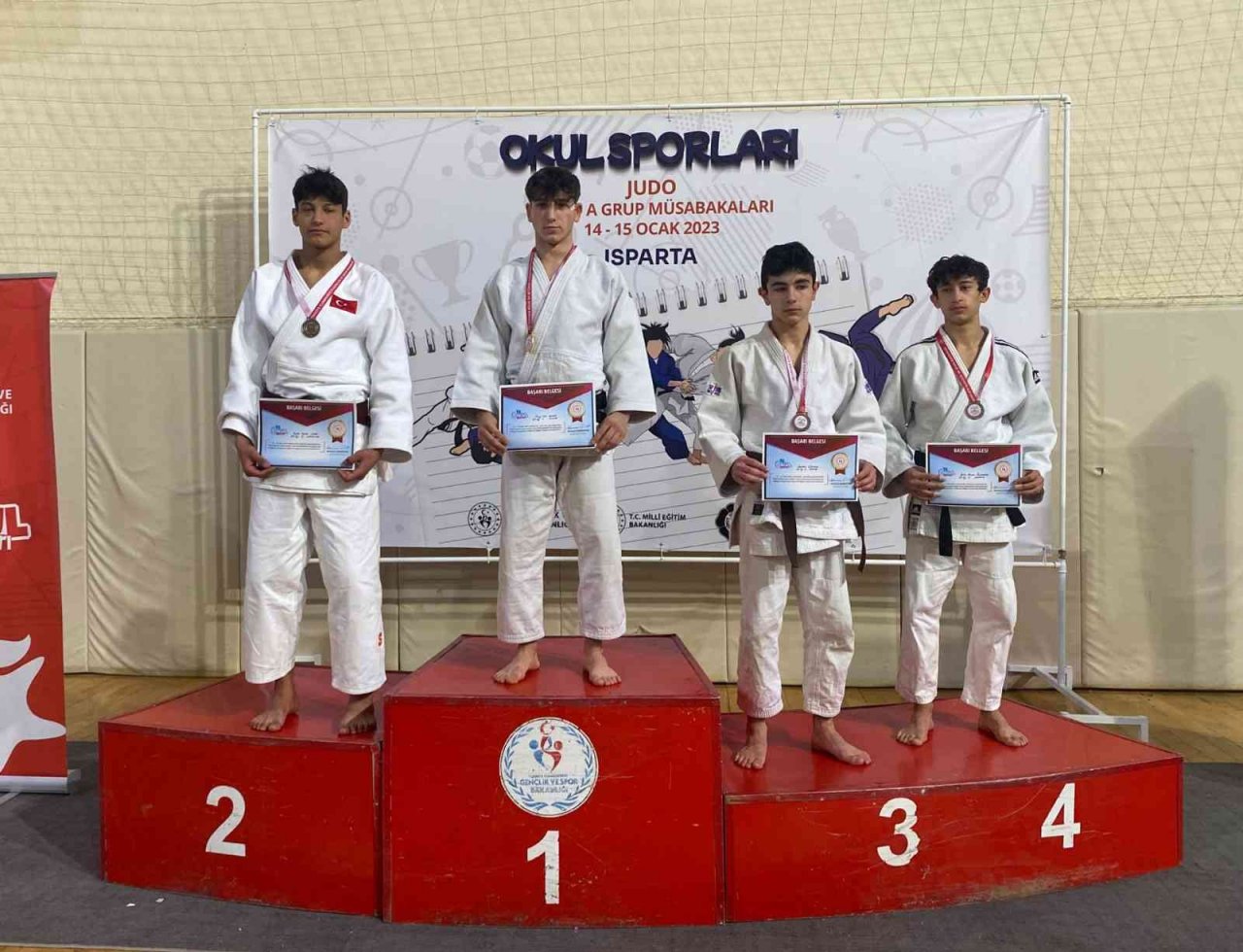 Manisalı Judocular Isparta’dan 15 madalya ile döndüler