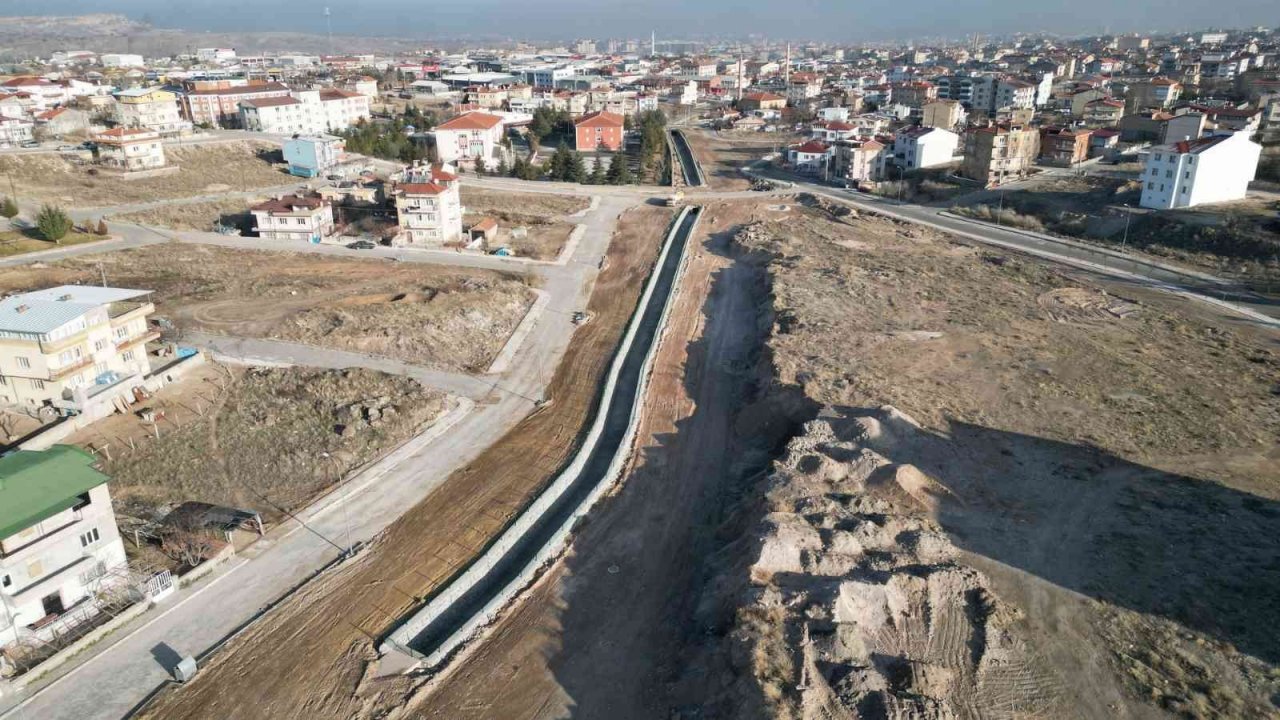 Nevşehir’deki dere ıslah edildi