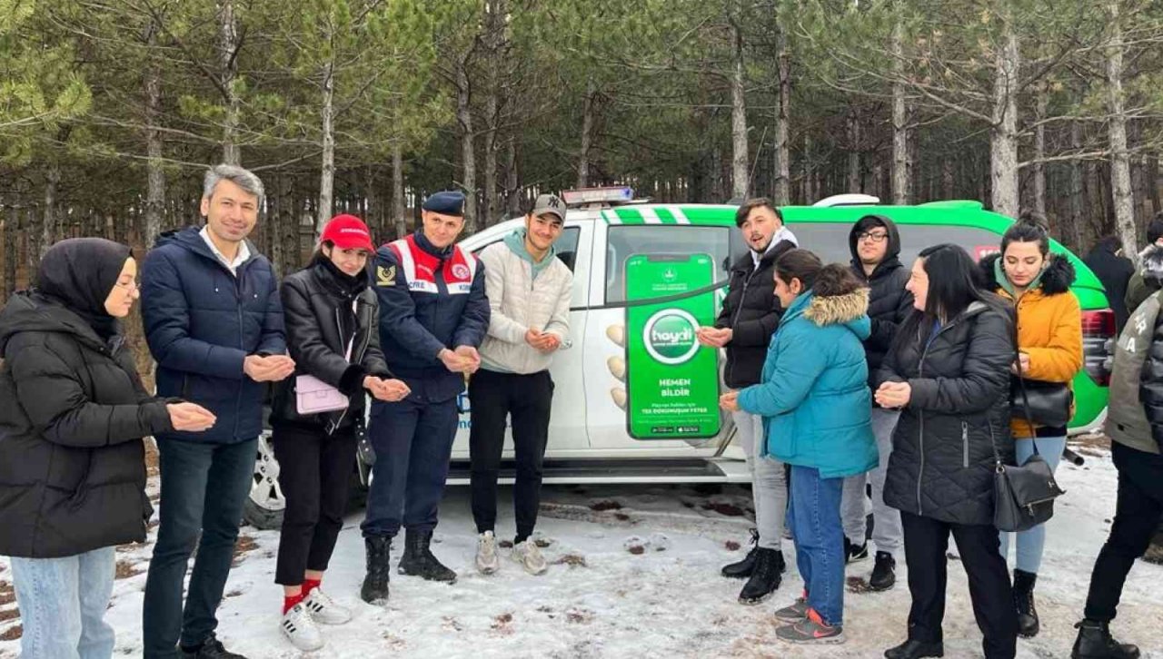 Sivas’ta yaban hayatı unutulmadı