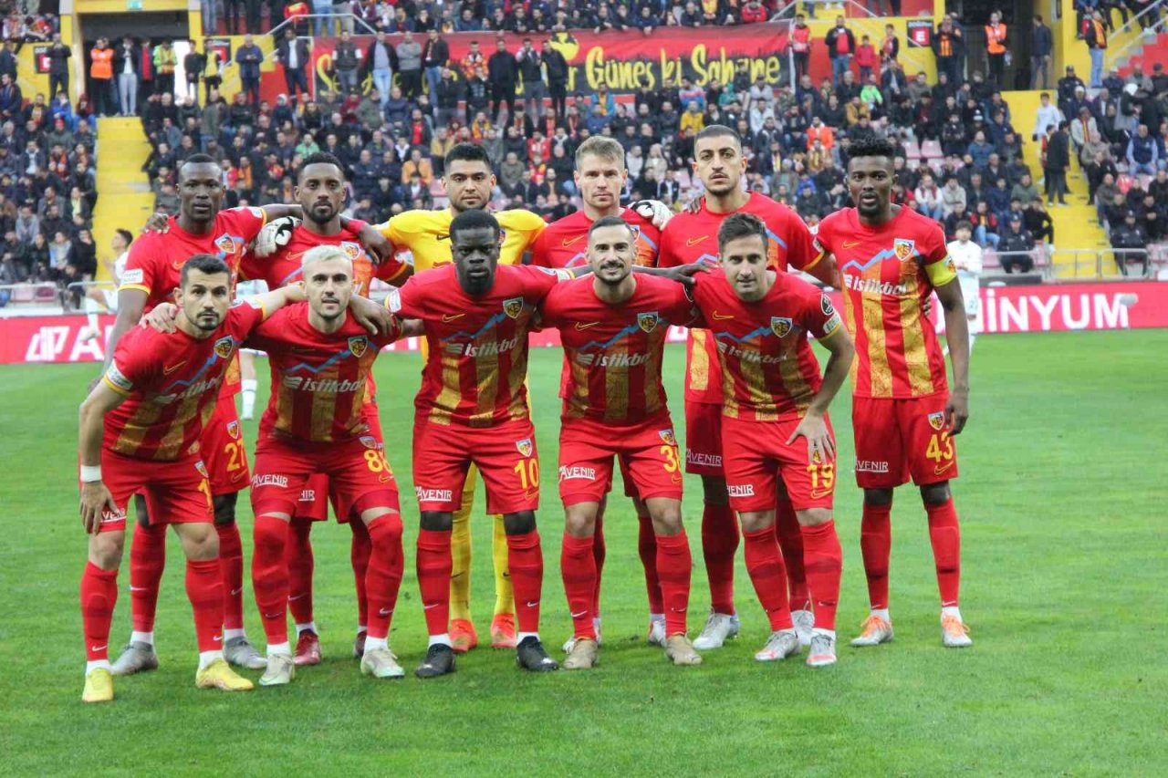 Kayserispor ilk yarıda 26 puan topladı