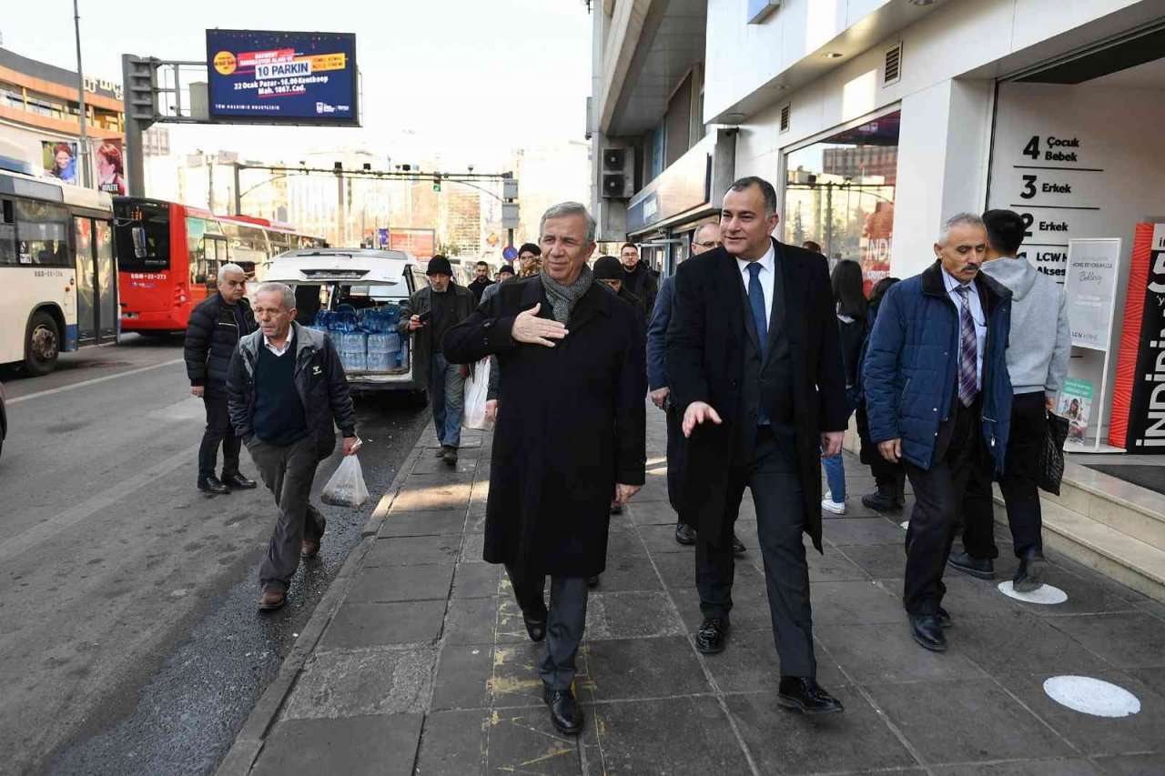 ABB Başkanı Yavaş: “Ulus ve Kızılay’ı tekrar ayağa kaldıracağız”