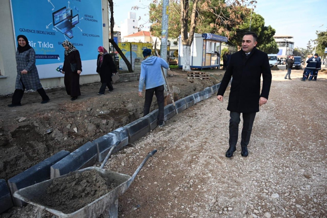 Biga’nın cadde ve sokakları bir bir yenileniyor