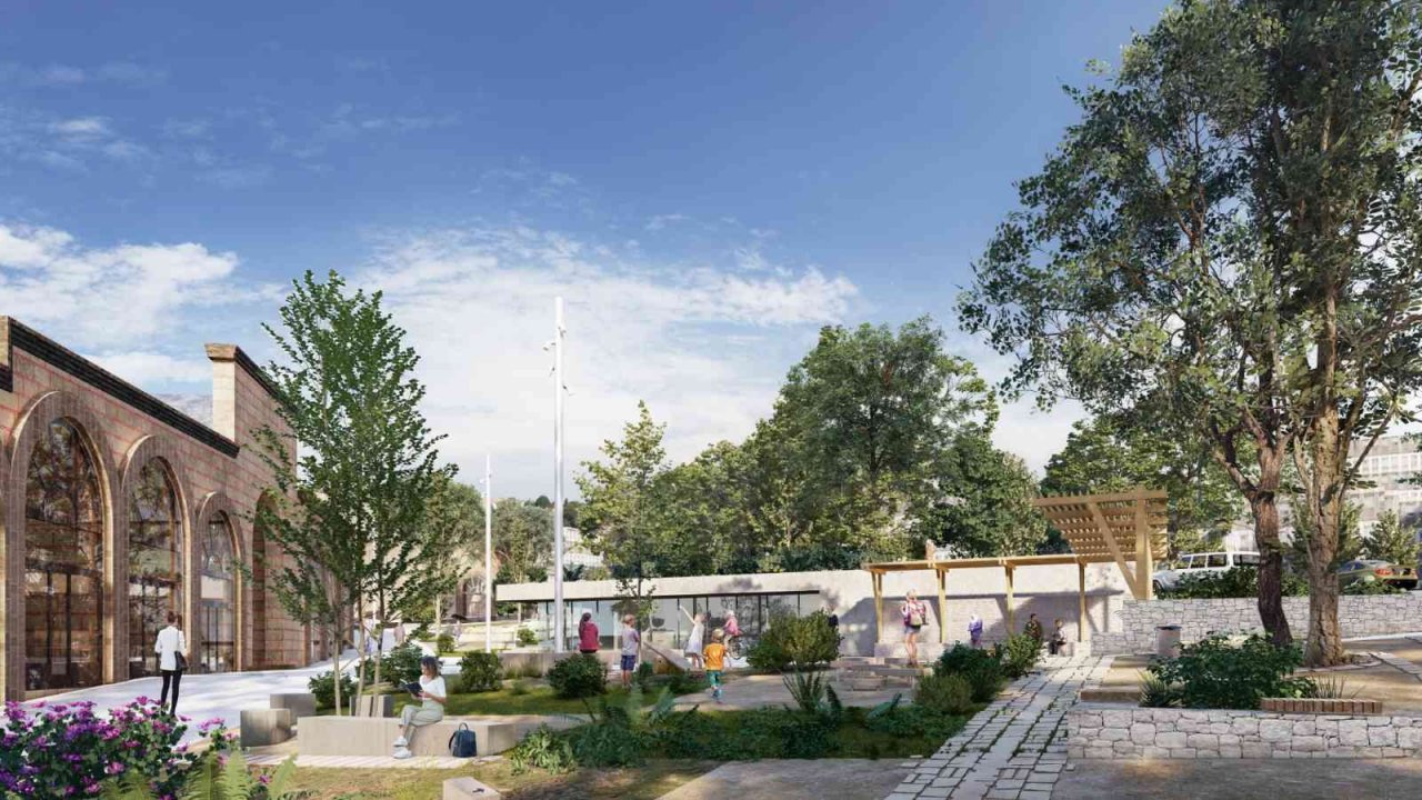 Bursa’da tarihi Hanlar Bölgesi’nde zaman tersine akıyor