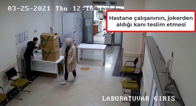 Jokerli sahte rapor çetesinin güvenlik kamerası görüntüleri ortaya çıktı