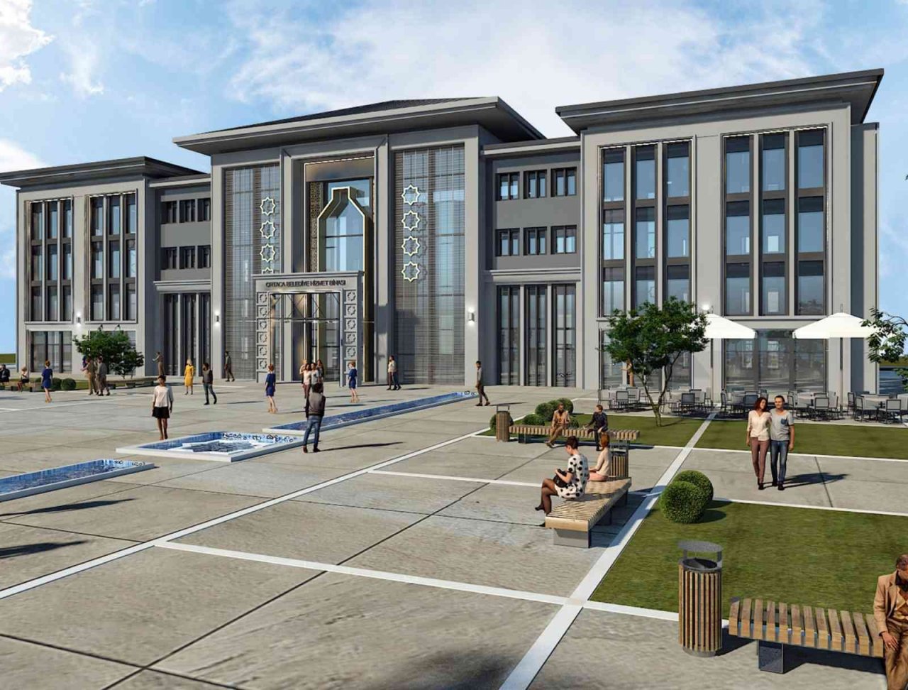 Ortaca Belediye’sinin yeni hizmet binasının projesi tamamlandı