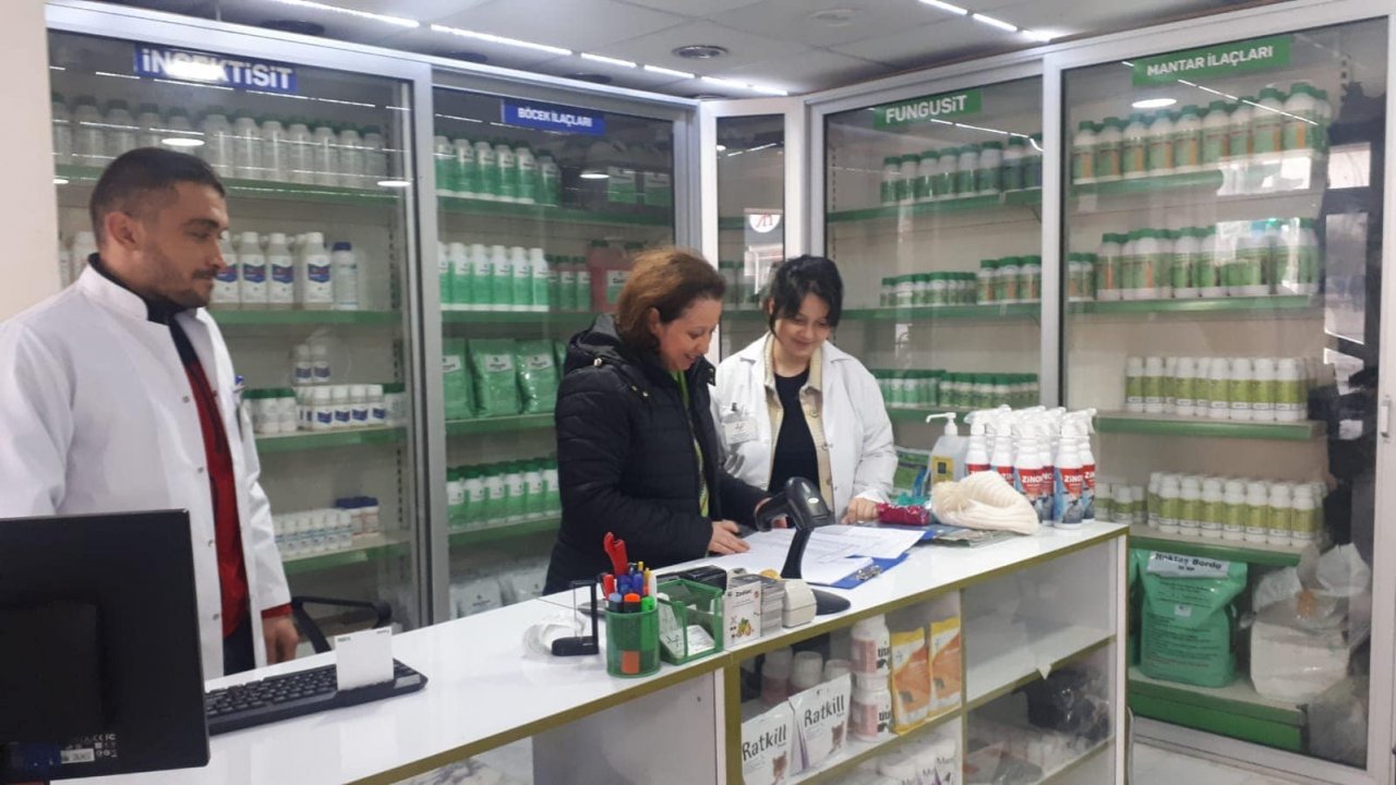 Afyonkarahisar’da bitki koruma ürünü bayilerine yönelik denetim