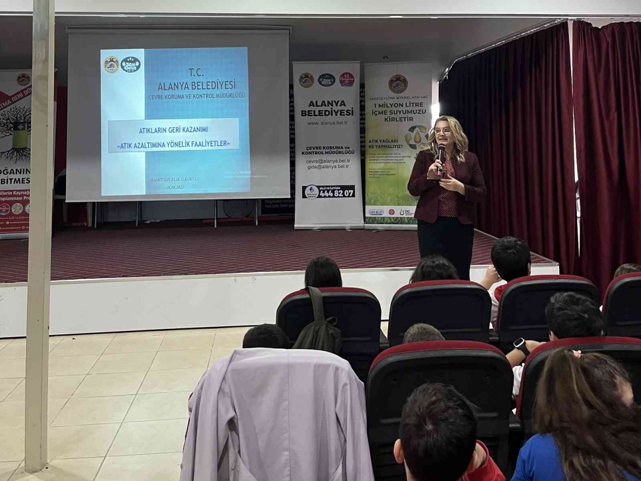 Çevreci öğrencilere ’Atıksız Yaşam’ anlatıldı