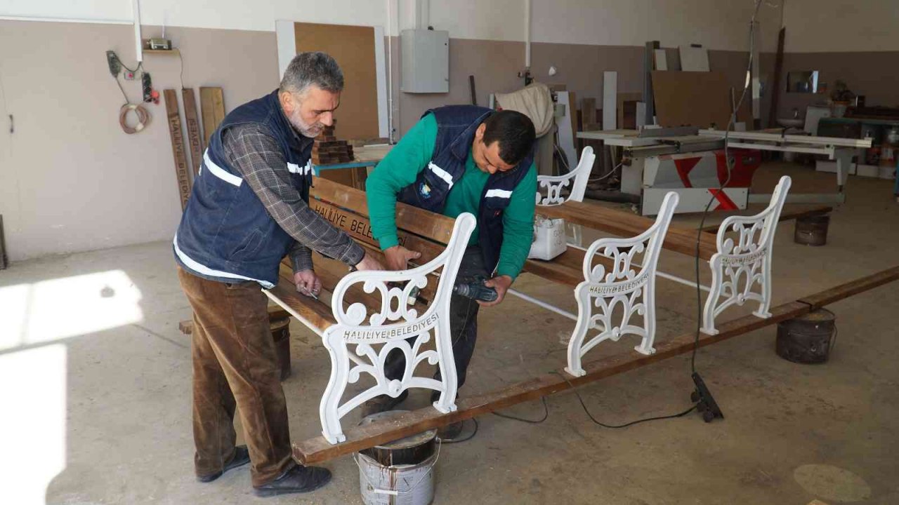 Haliliye’de atölyeler üretiyor, tasarruf ediliyor
