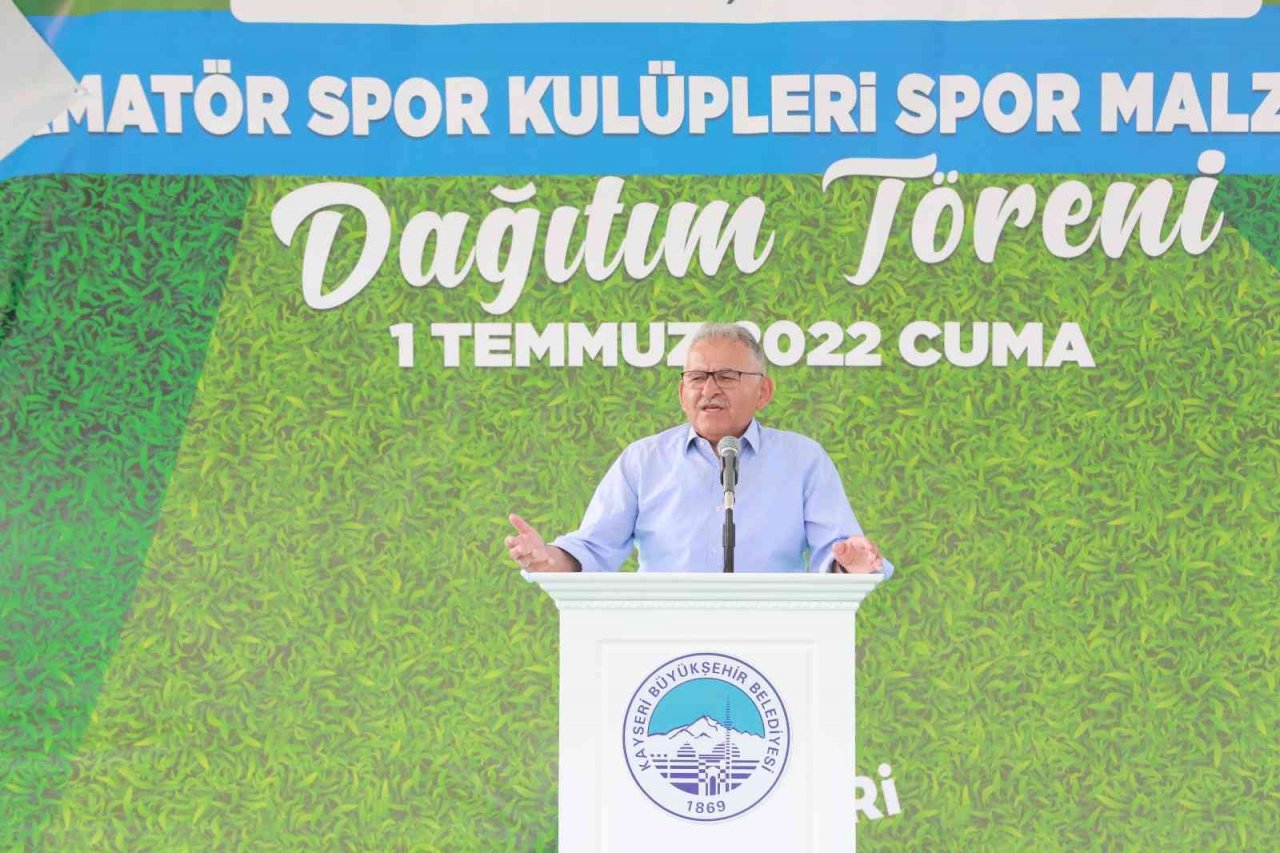 Büyükkılıç’tan 2022’de amatör spora 4 milyon TL’lik destek