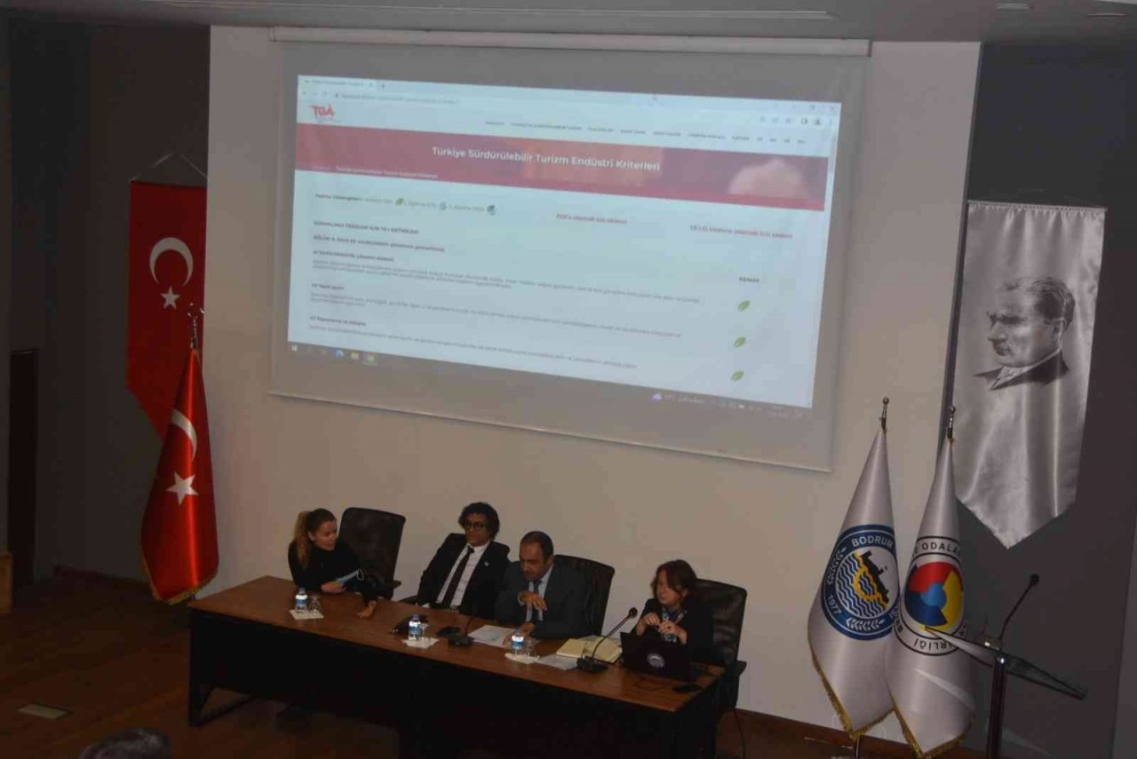 Bodrum’da sürdürülebilir turizm belgesinin alımı konusunda bilgilendirme yapıldı