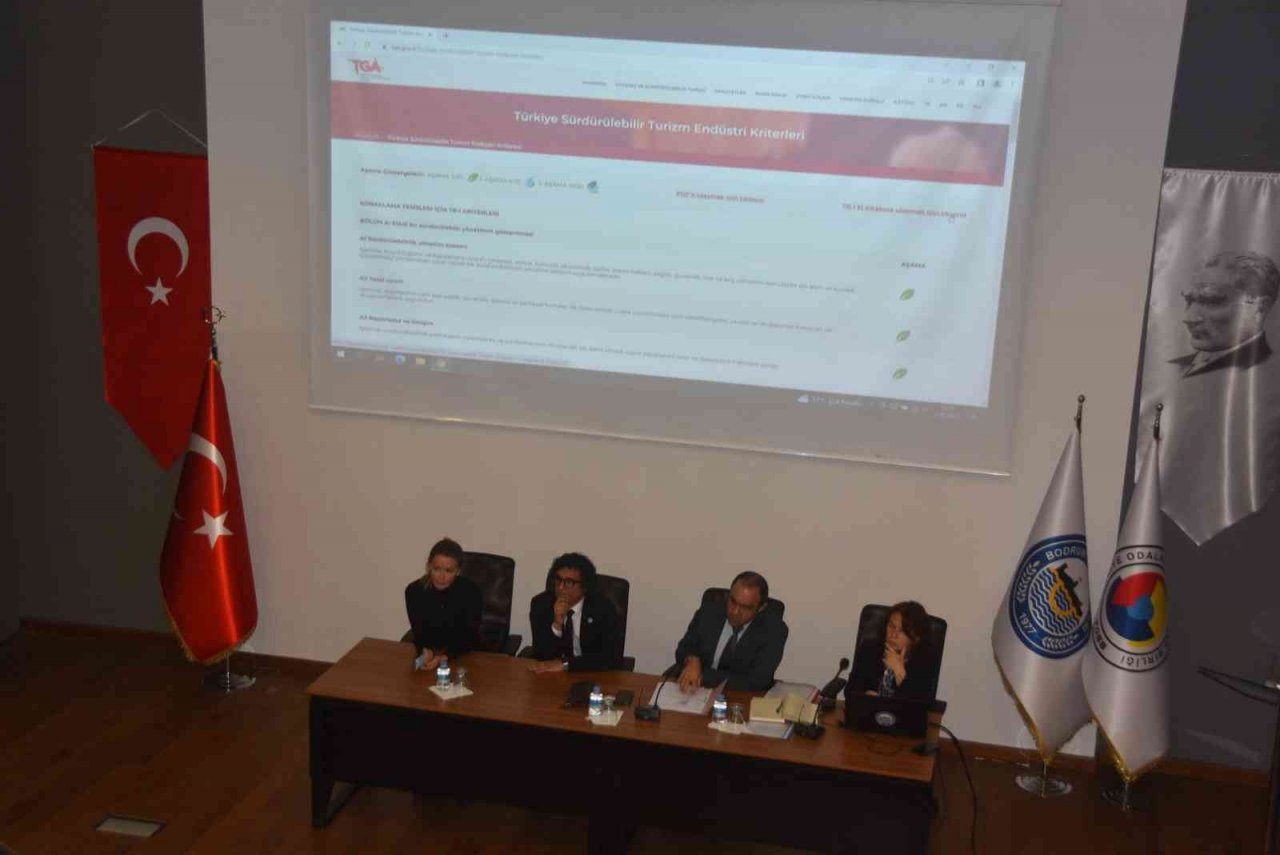 Bodrum’da sürdürülebilir turizm belgesinin alımı konusunda bilgilendirme yapıldı