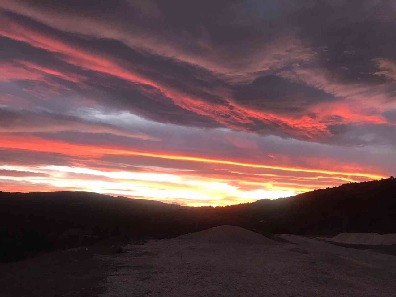 Bilecik’te muhteşem doğa olayı