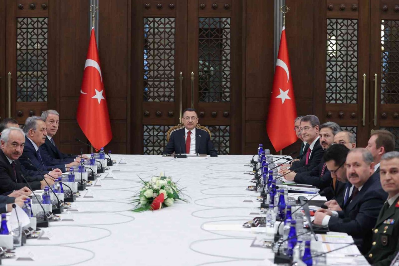 Cumhurbaşkanı Yardımcısı Oktay, MSB’nin düzenleme ihtiyaçlarına yönelik toplantıya başkanlık etti