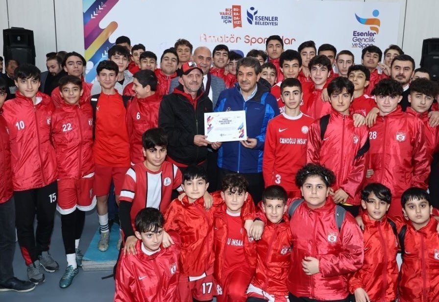 Esenler Belediyesi’nden 3 milyonluk spor desteği
