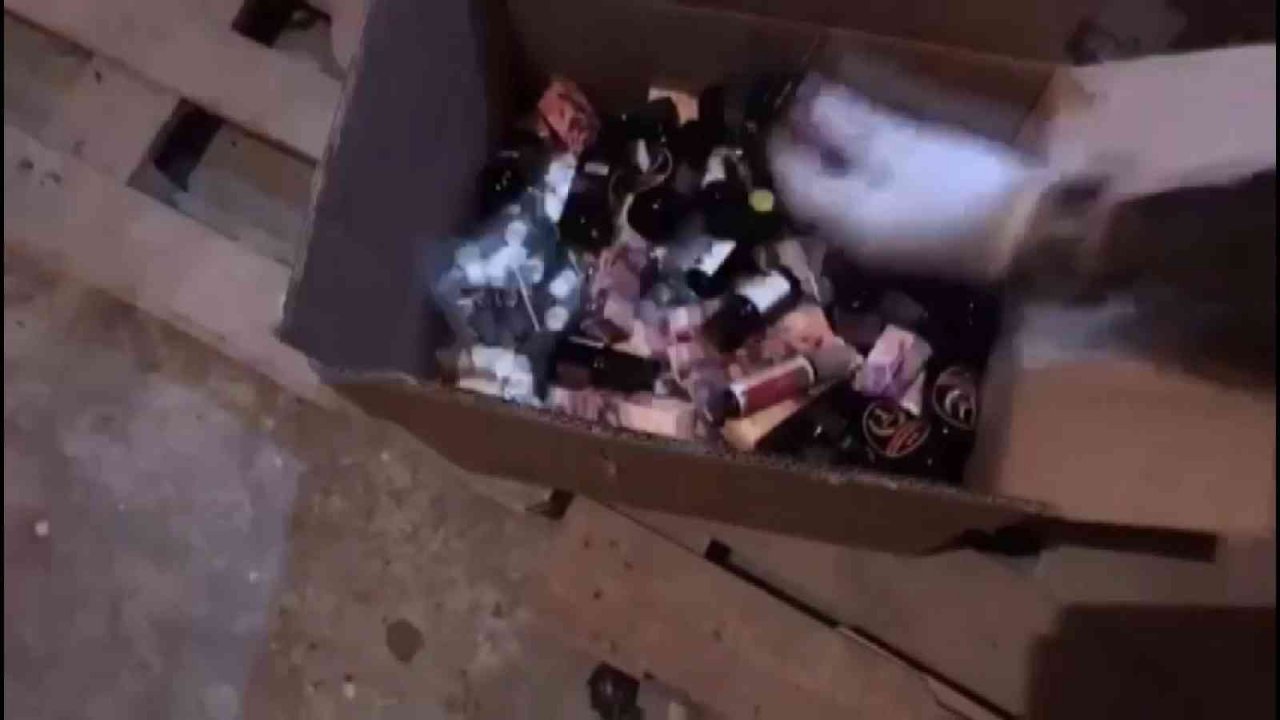 Gaziantep’te 1 ton 12 litre etil alkol ele geçirildi