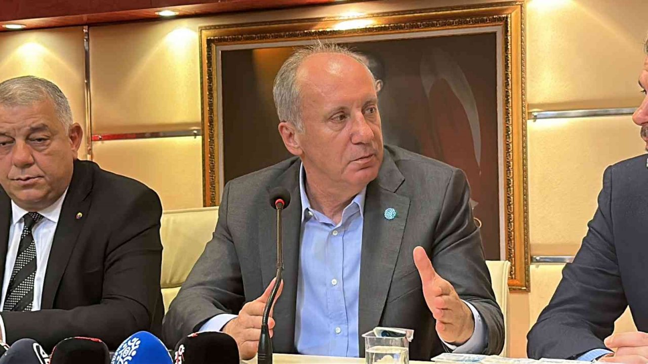Muharrem İnce: “İHA, SİHA ile mücadele etmiyoruz”