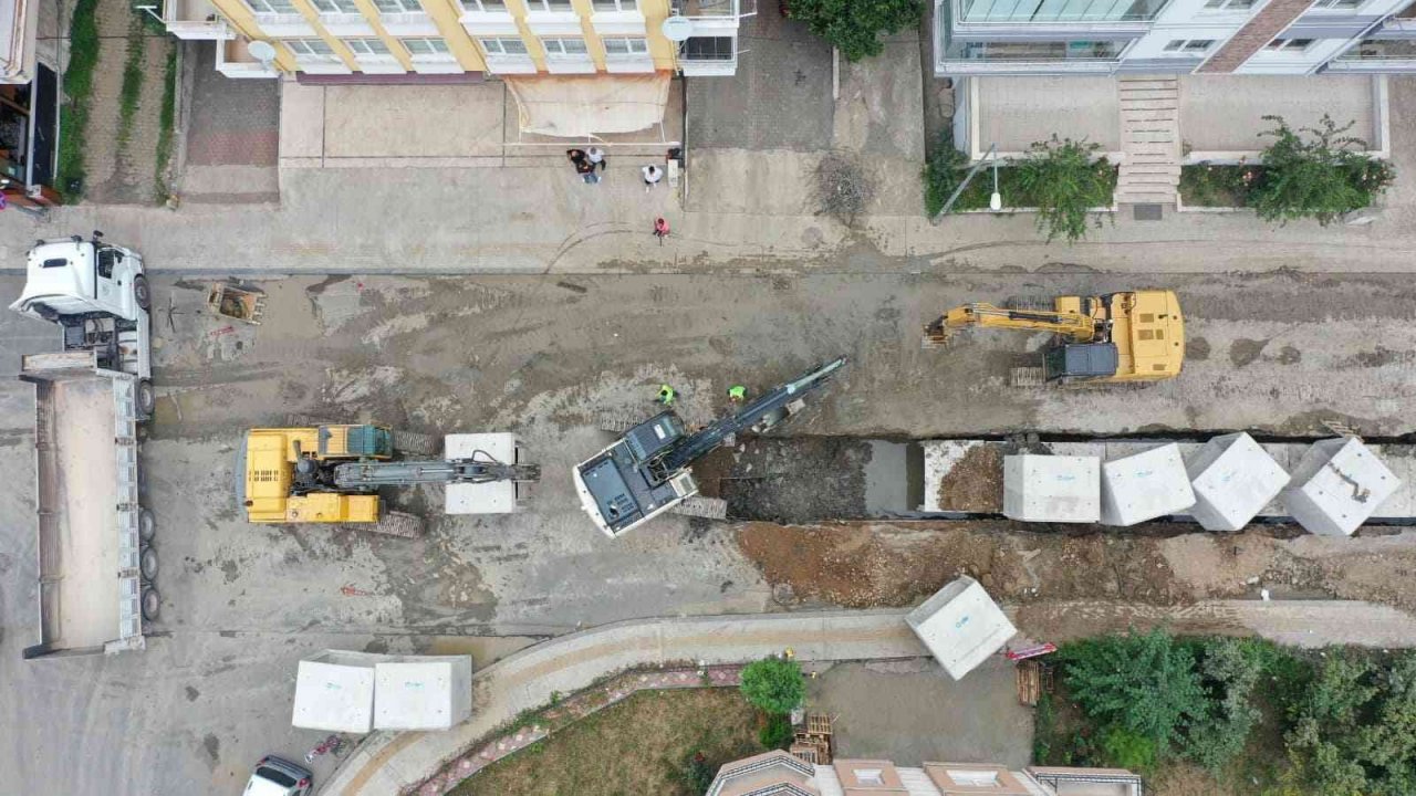 Ordu’ya 10 bin metre yağmur suyu hattı