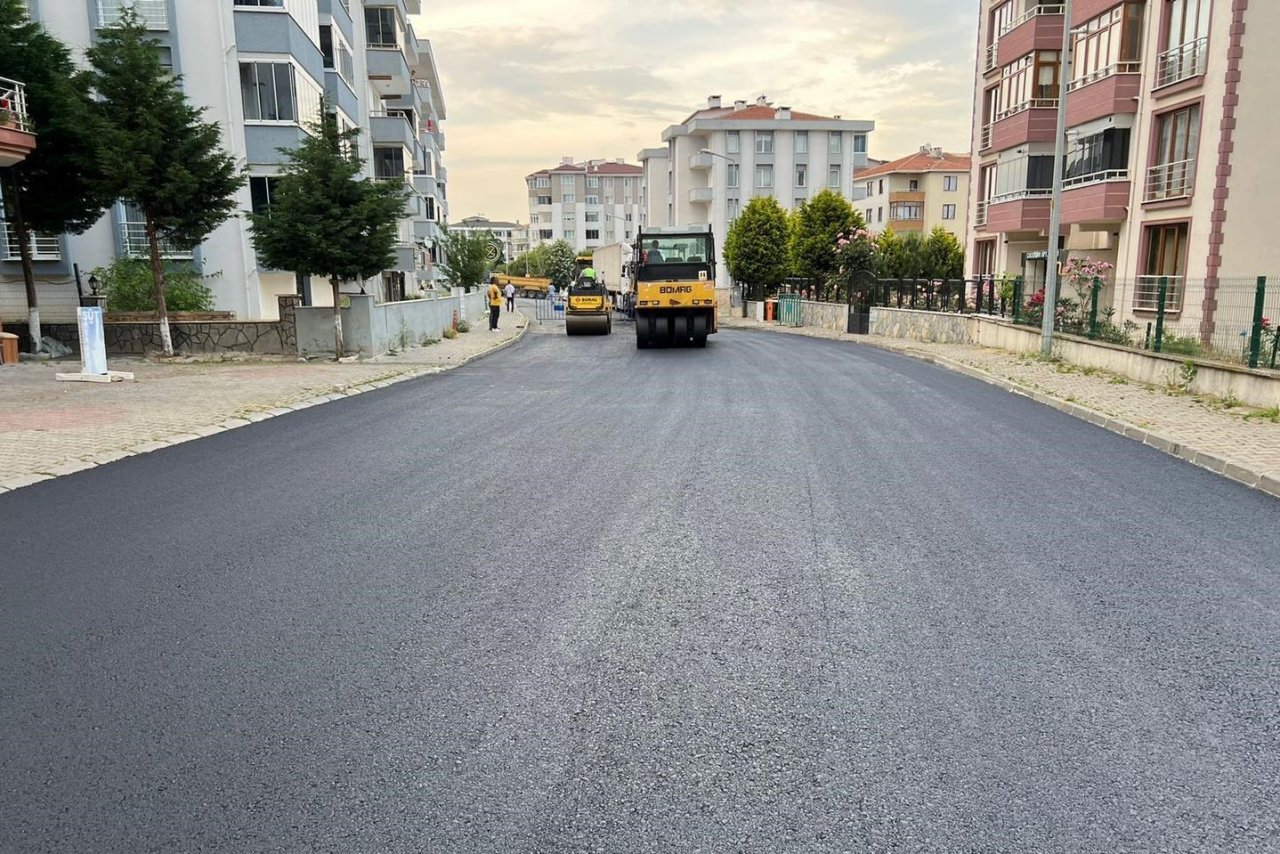 Tekirdağ’da 2022 yılında 500 bin metrekareye yakın yol yapıldı