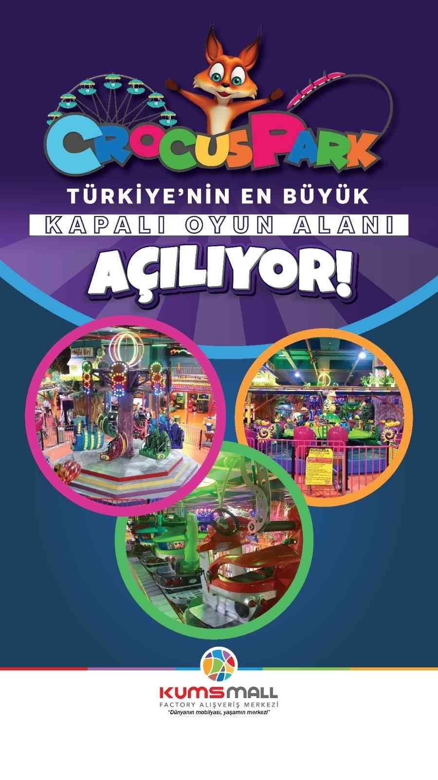 Çocuklar ve aileleri bu habere çok sevinecek: KUMSMALL Crocuspark açılıyor