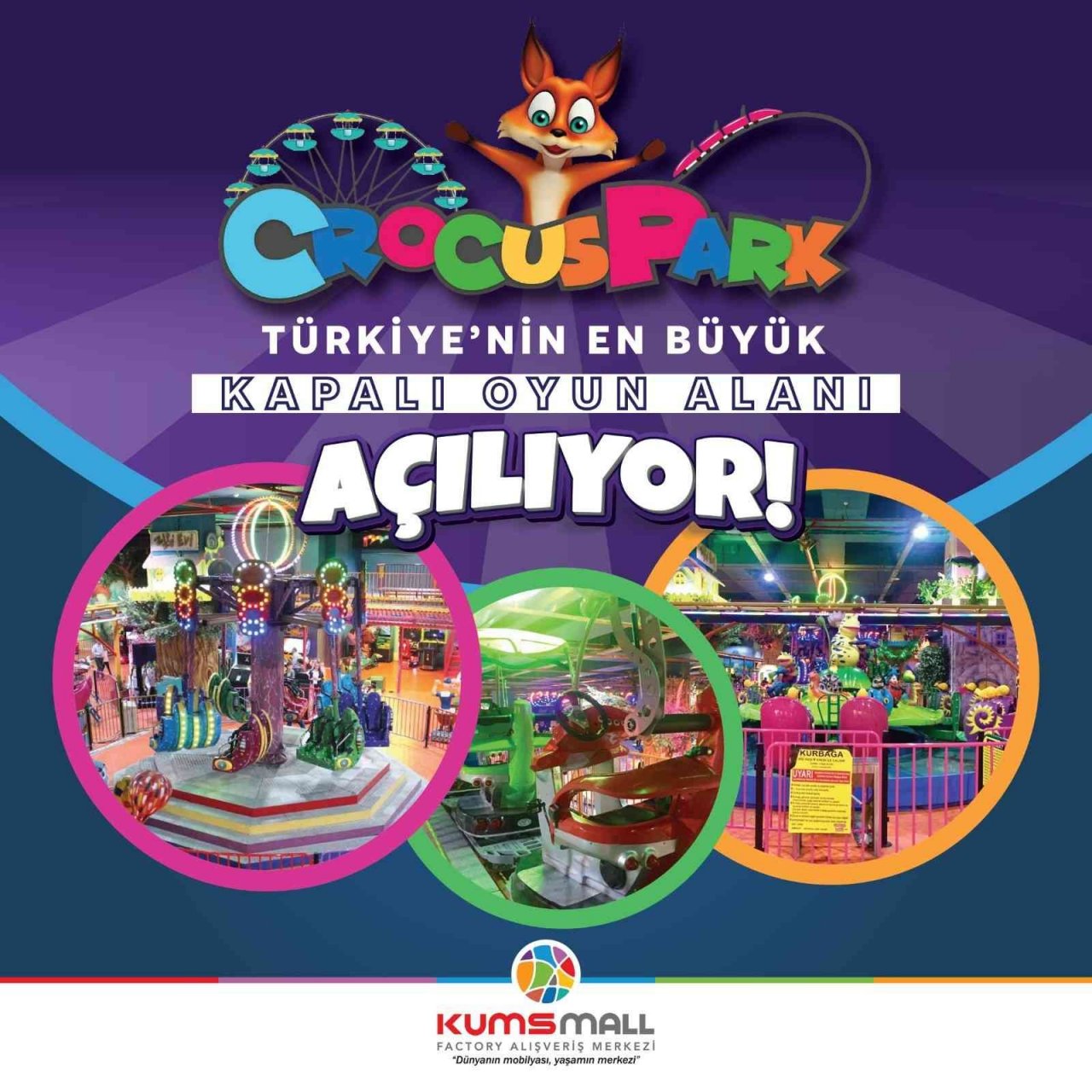 Çocuklar ve aileleri bu habere çok sevinecek: KUMSMALL Crocuspark açılıyor