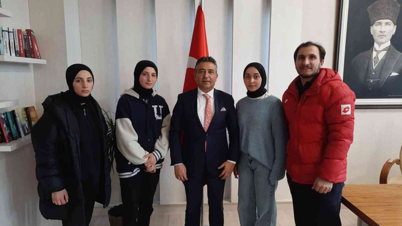 Sporda dereceye giren öğrencilere tebrik