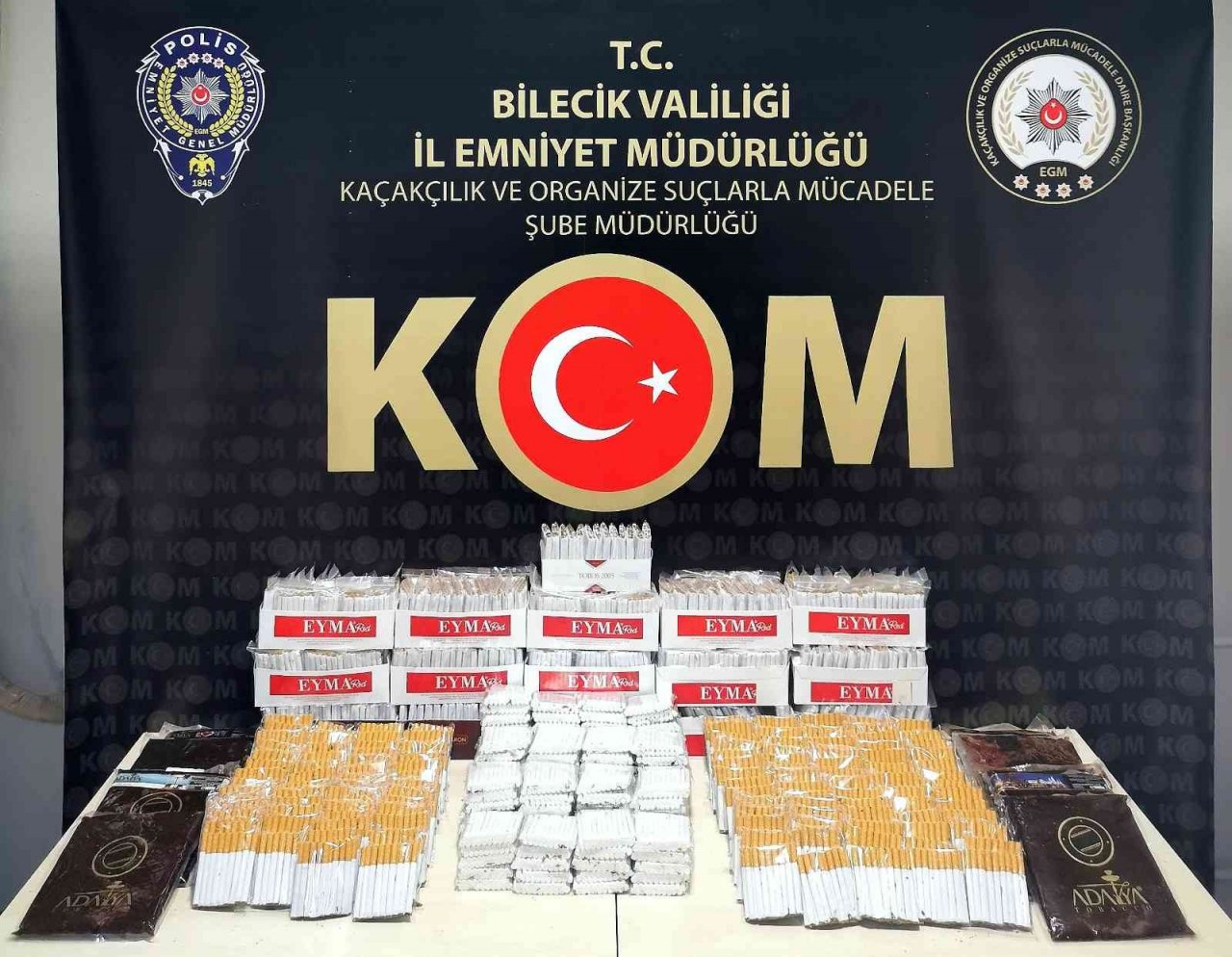 Bilecik’te kaçak tütün operasyonu