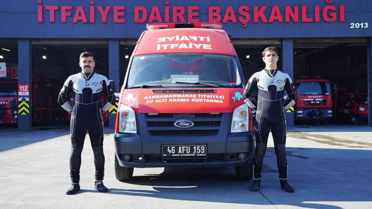 İtfaiye envanterine su altı arama kurtarma aracı