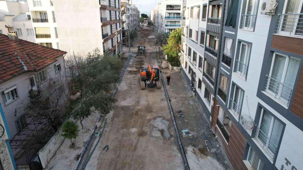Saruhanlı’da ‘Prestij cadde’ çalışmaları başladı