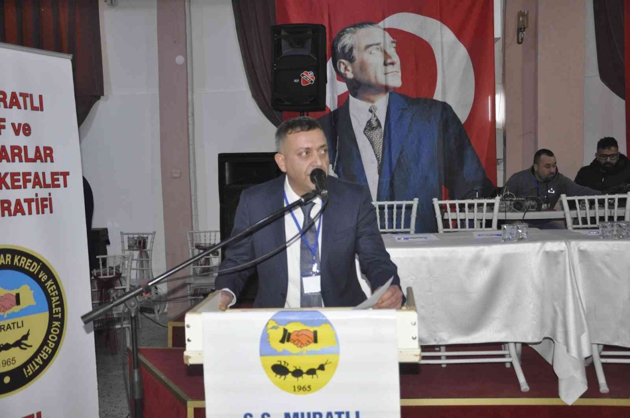 Muratlı Esnaf ve Sanatkarlar Kredi ve Kefalet Kooperatifi Başkanı Özyürek güven tazeledi