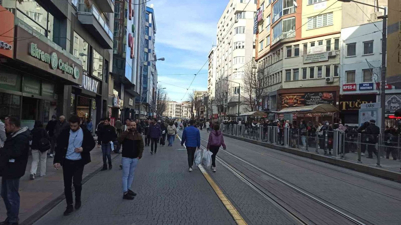 Eskişehir’de şaşırtan görüntü