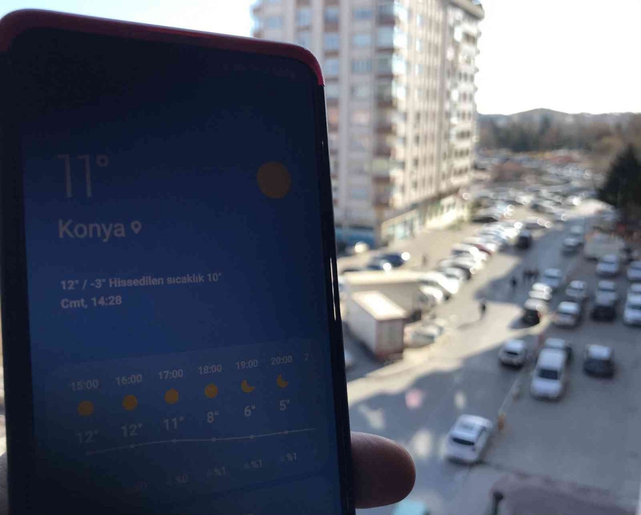 Konya’da kış ortasında yazı aratmayan sıcaklık