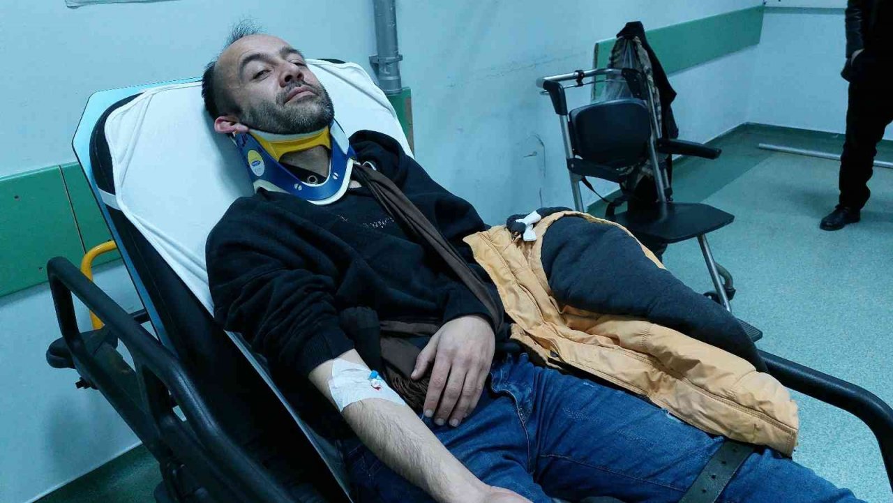 Samsun’da otomobil bariyere çarptı: 1 yaralı