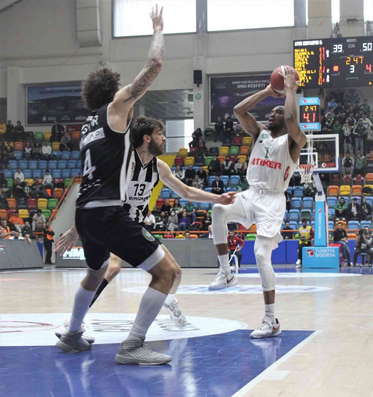Basketbol Süper Ligi: Konyaspor: 60 - Beşiktaş: 77