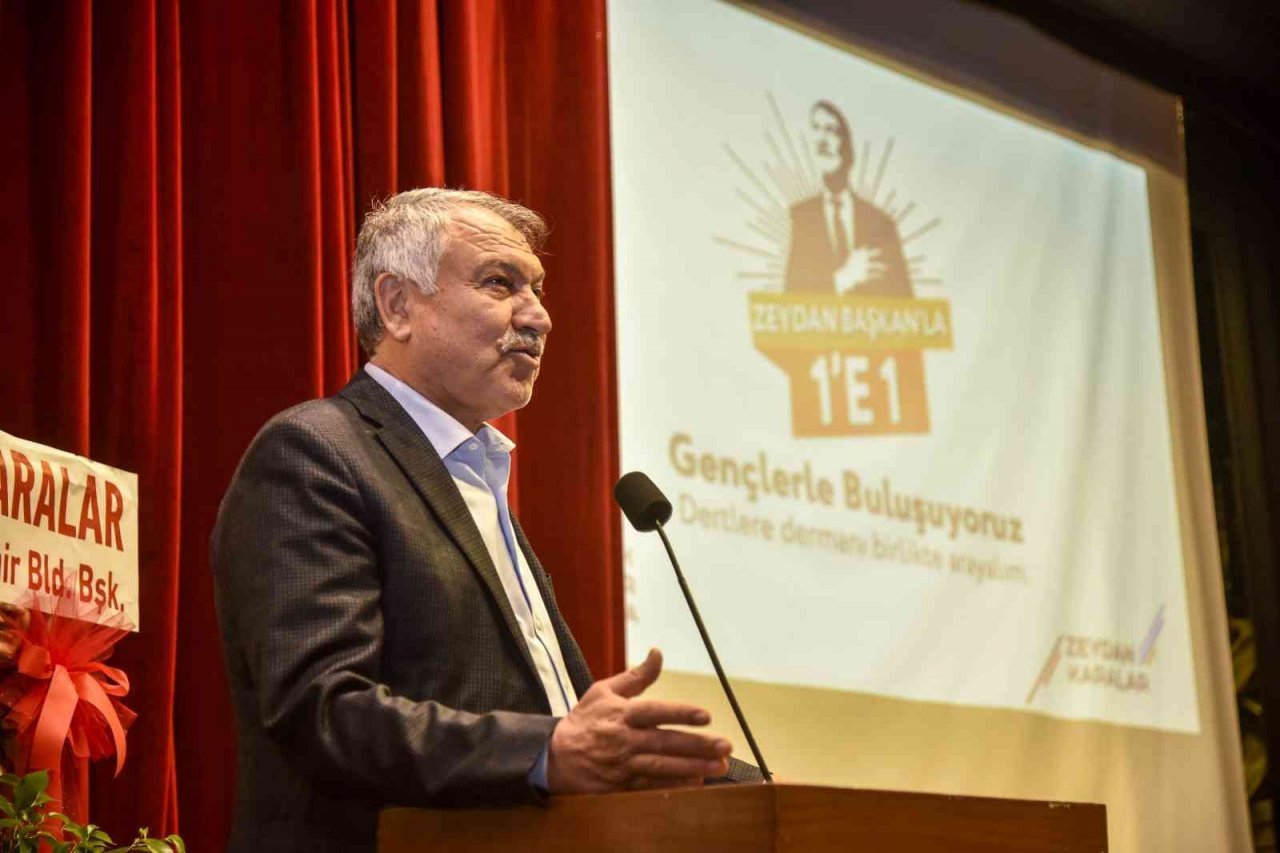 Başkan Karalar liseli gençlerle buluştu: "Dertlere dermanı birlikte arayalım"