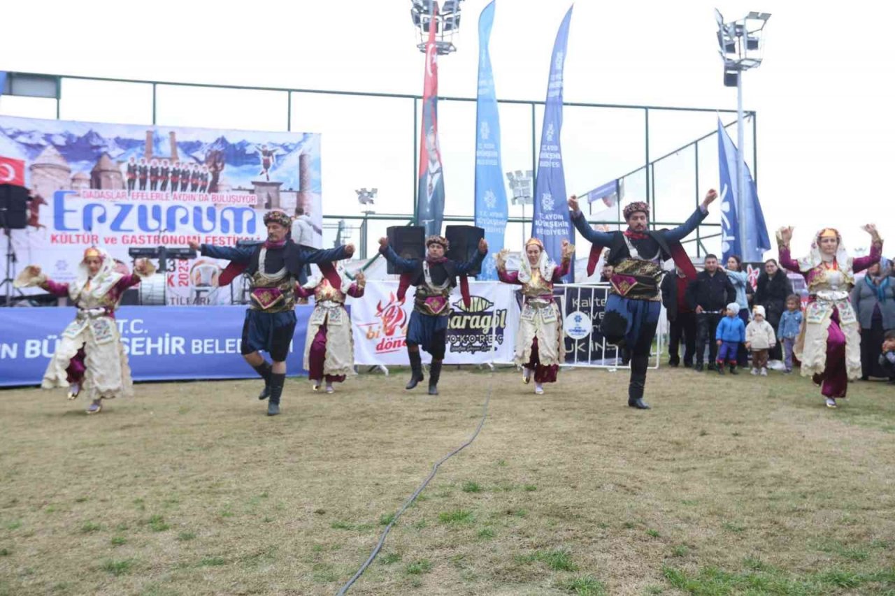 Aydın kültürüyle Erzurum kültürü Aydın Tekstil Park’ta buluştu